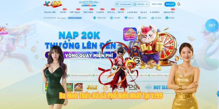 Đá Gà VZ99 Ba Hình Thức Đá Gà Phổ Biến Nhất Tại Vz99