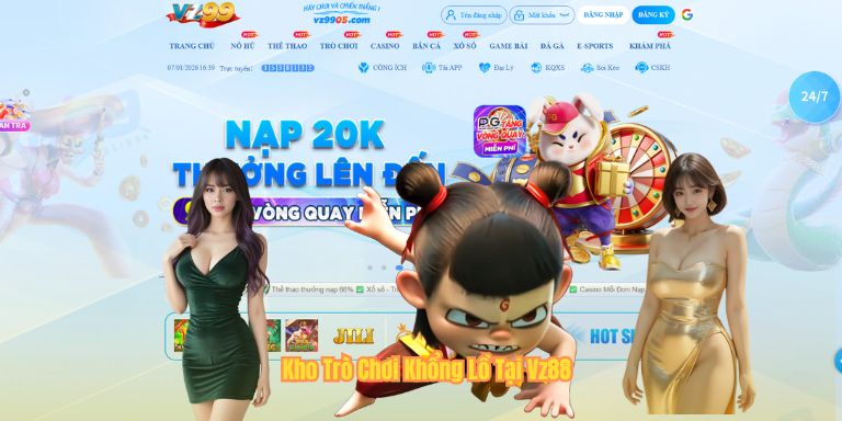 VZ88 Kho Trò Chơi Khổng Lồ Tại Vz88