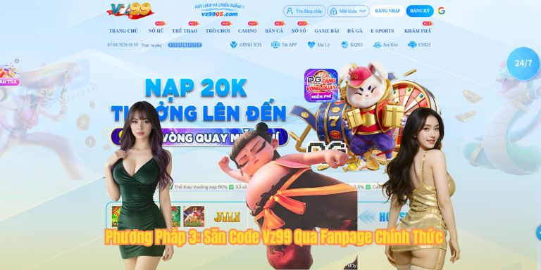 Hướng Dẫn 5 Cách Nhận Code Vz99 Nhanh Chóng Và Hiệu Quả Nhất Phương Pháp 3: Săn Code Vz99 Qua Fanpage Chính Thức