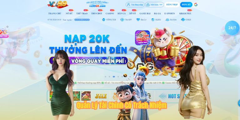 Chơi Có Trách Nhiệm VZ99 Quản Lý Tài Chính Có Trách Nhiệm