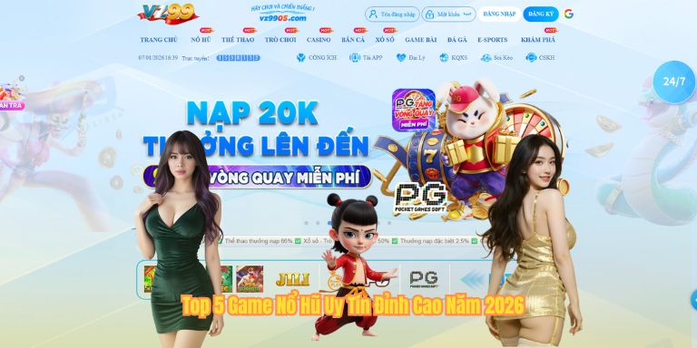 Top 5 Game Nổ Hũ Uy Tín Không Thể Bỏ Lỡ Năm 2026 Top 5 Game Nổ Hũ Uy Tín Đỉnh Cao Năm 2026