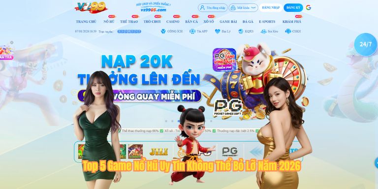 Top 5 Game Nổ Hũ Uy Tín Không Thể Bỏ Lỡ Năm 2026 Top 5 Game Nổ Hũ Uy Tín Không Thể Bỏ Lỡ Năm 2026